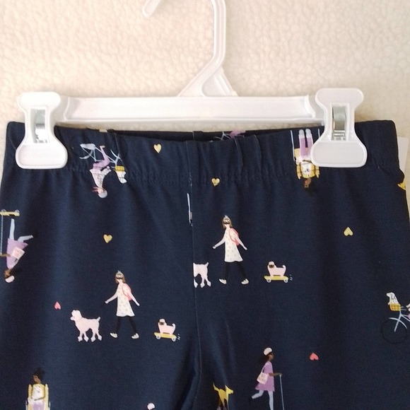 Carter's Cotton Blend Leggings Size 10 Navy "Be Kind" Graphic - Picture 11 of 11